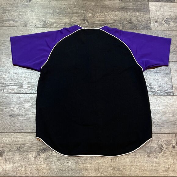 Vintage Y2K 2003 Dynasty Arizona Diamondbacks Baseball Jersey Black Purple - XL - Picture 6 of 8